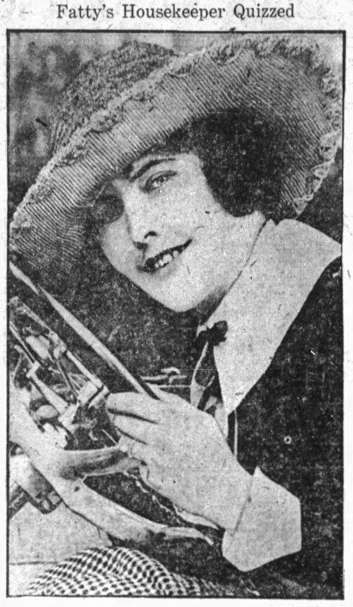 Catherine Fitzgerald at the wheel